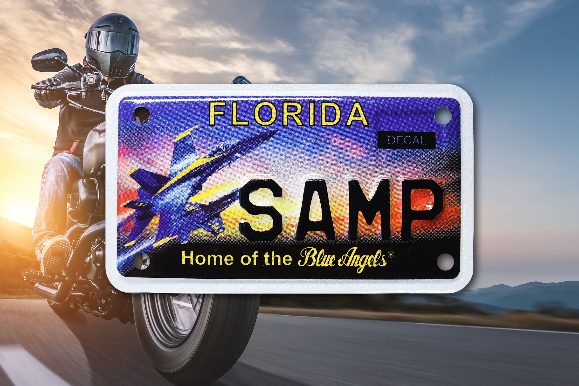 BA Motorcycle License Plate-Web